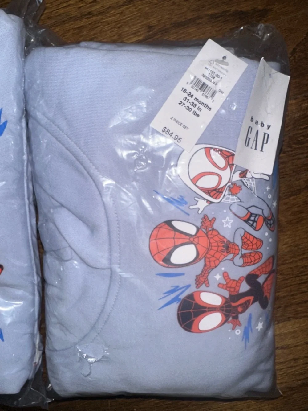 GAP Marvel Spider-Man Hoodie & Joggers Set NWT